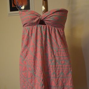 Pink/Grey Roxy summer dress